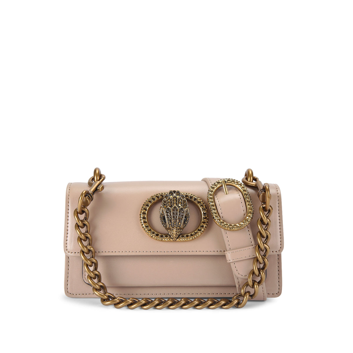 Kurt Geiger | Bolso Pequeño Chelsea East West de Piel Taupe
