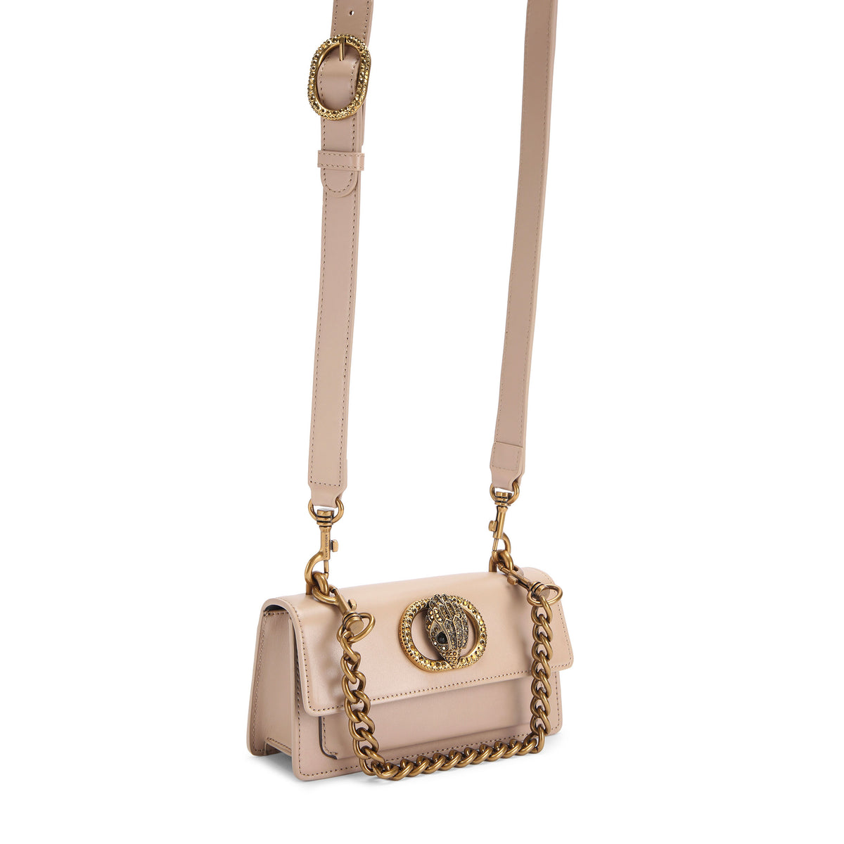 Kurt Geiger | Bolso Pequeño Chelsea East West de Piel Taupe