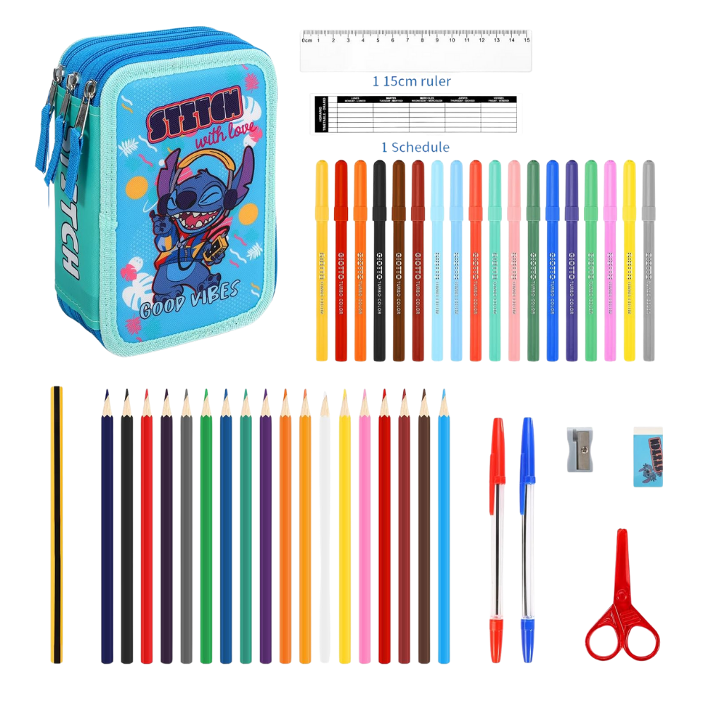 Gelatti | Estuche Multifunción de Stitch con Gran Capacidad