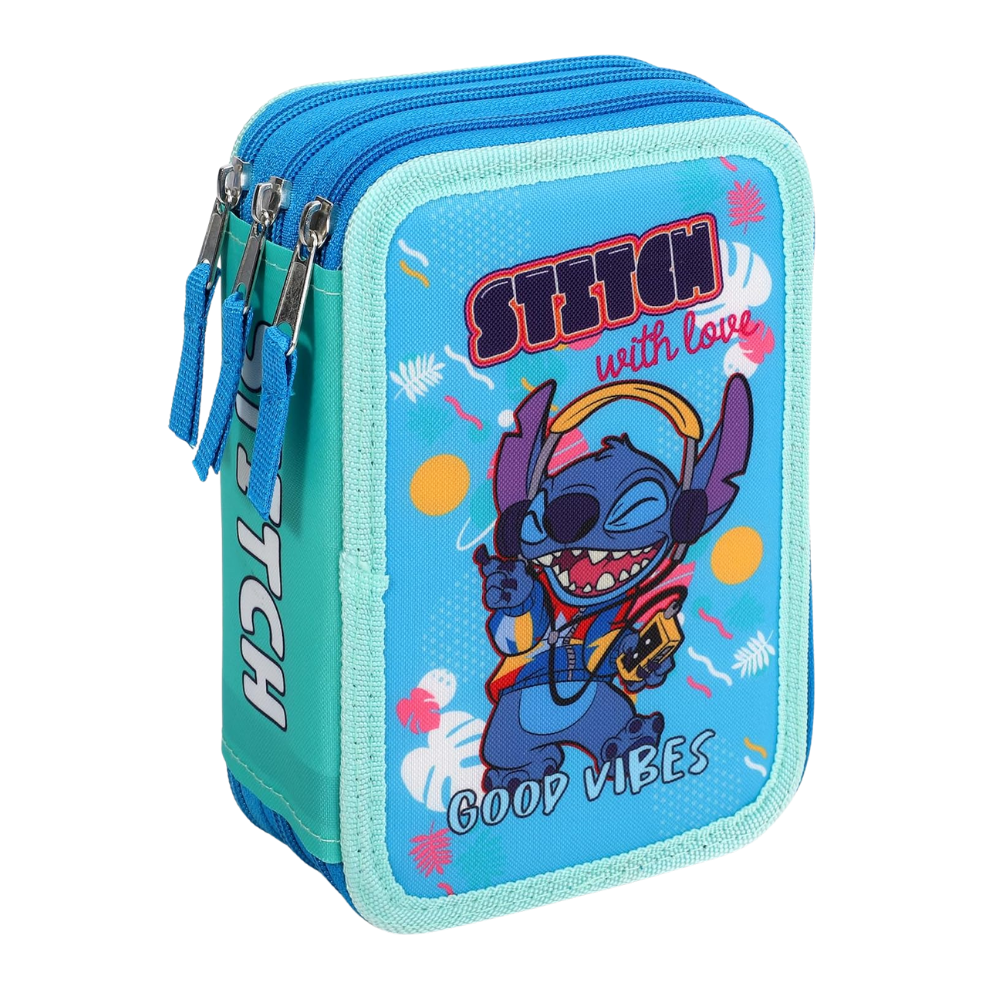 Gelatti | Estuche Multifunción de Stitch con Gran Capacidad