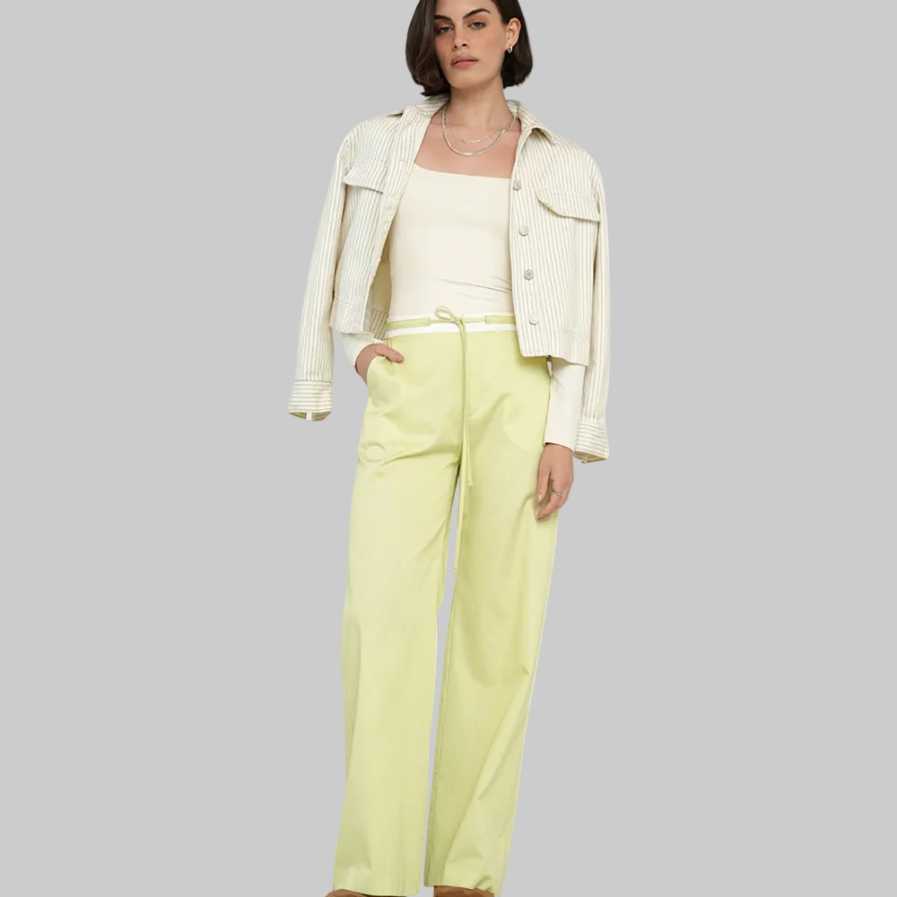 Naf Naf | Pantalón Wide Leg Tiro Alto