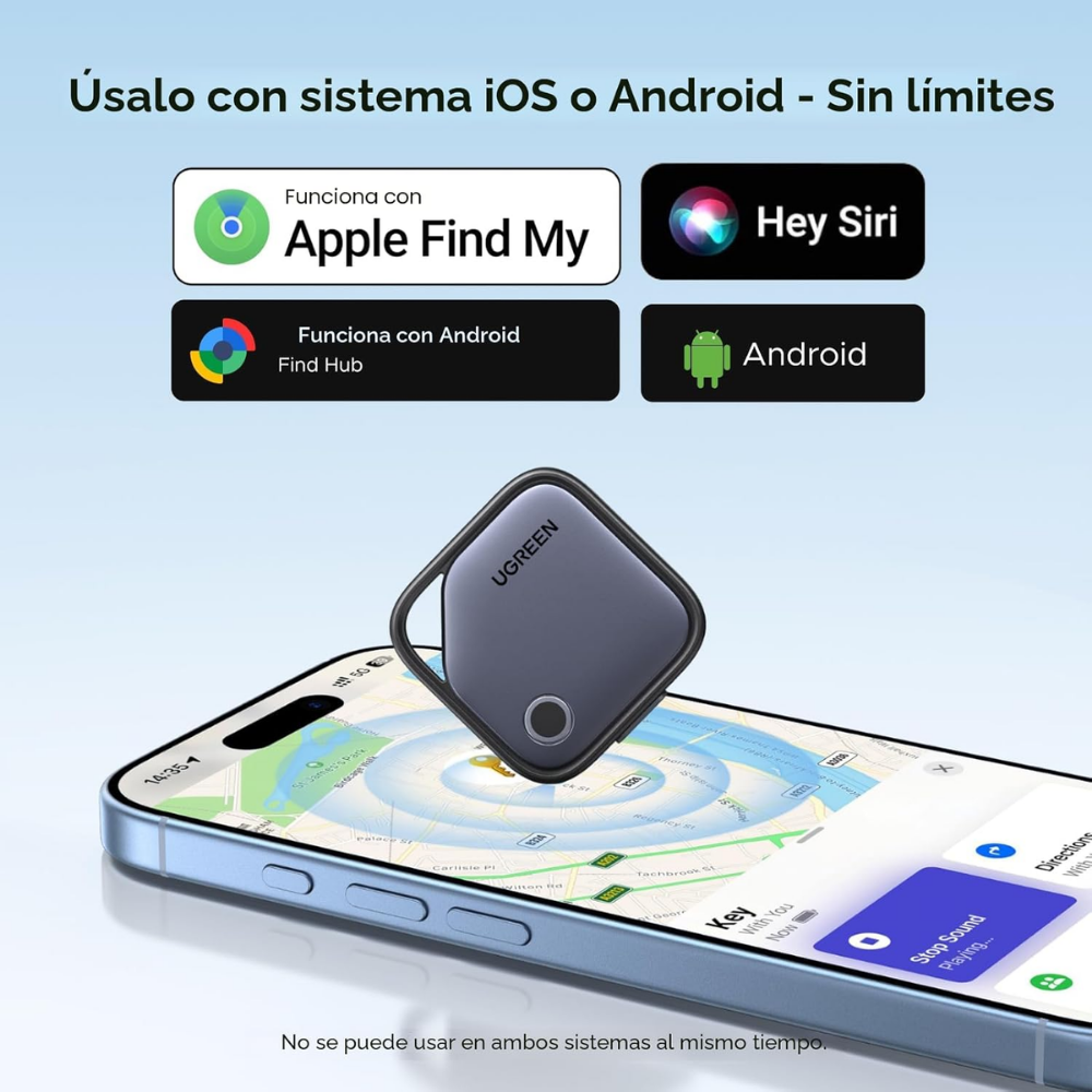 Ugreen | Finder Duo Air Tracker Etiquetas Pack de 4