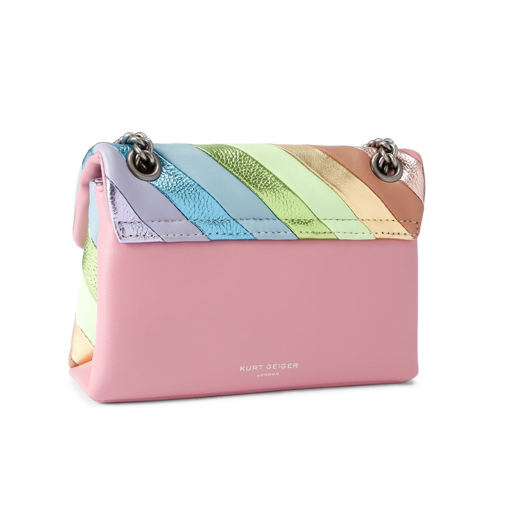 Kurt Geiger | Bolso Kensington Grande de Piel a Rayas Multicolor