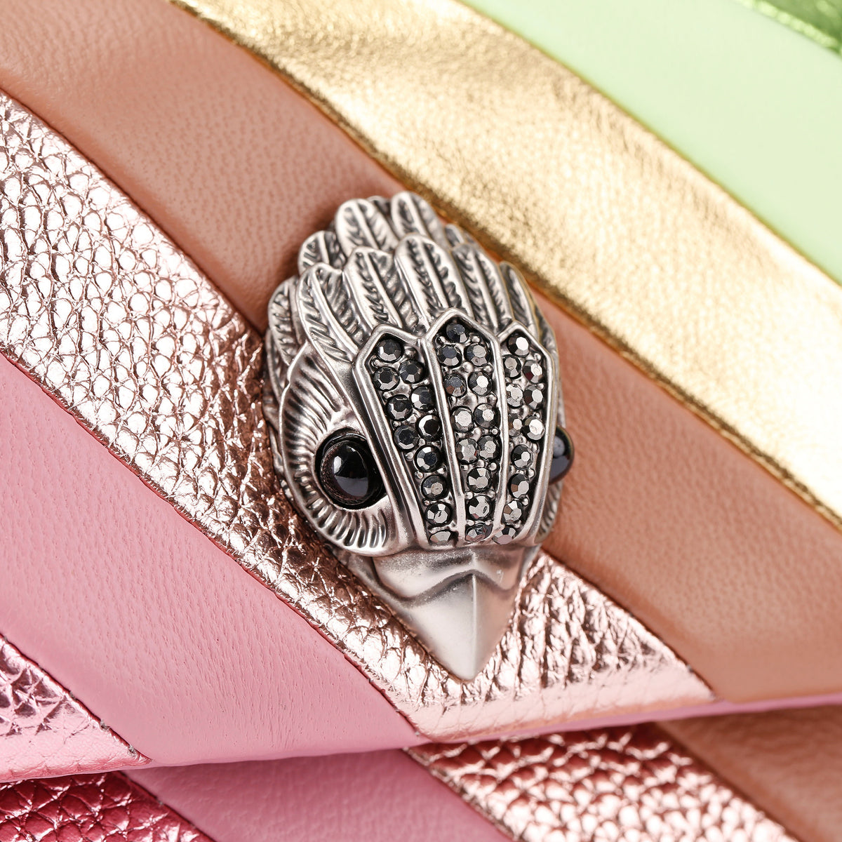Kurt Geiger | Bolso Mini Kensington de Piel Multicolor Pastel