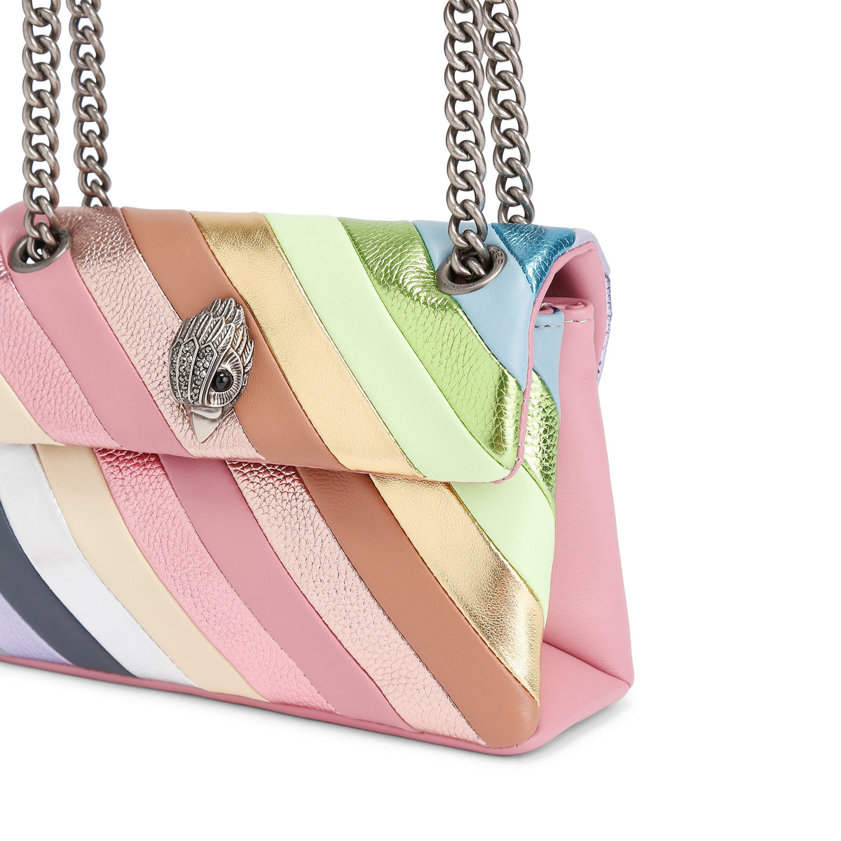 Kurt Geiger | Bolso Mini Kensington de Piel Multicolor Pastel