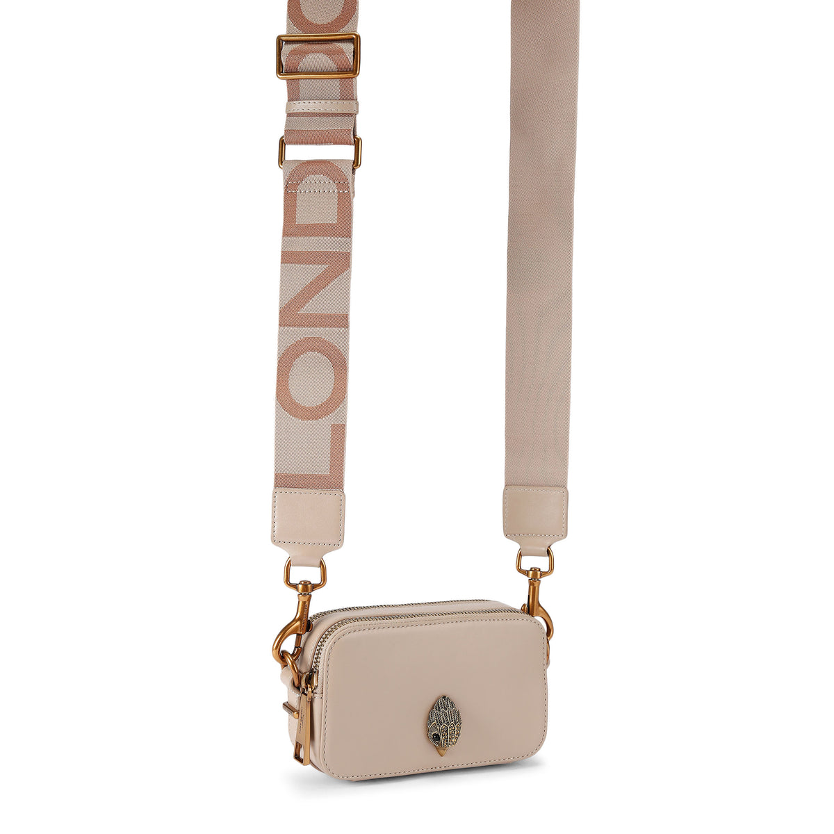 Kurt Geiger | Bolso Camera Pequeño Shoreditch de Piel Taupe