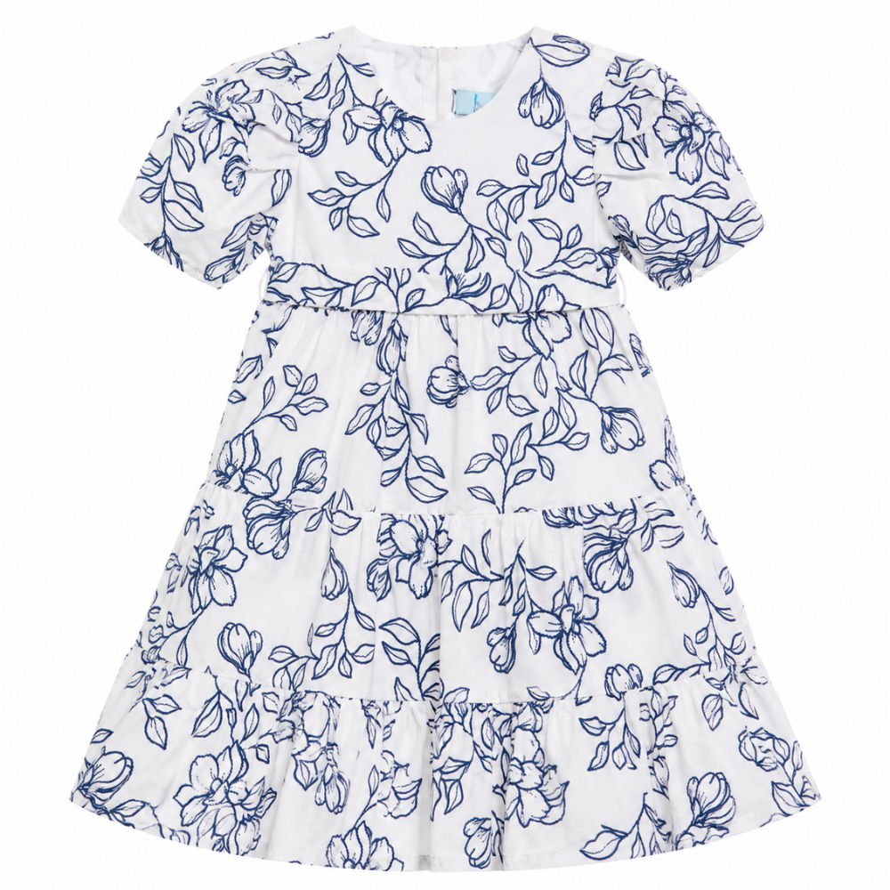 Cherinne | Vestido con Estampado Floral para Niña