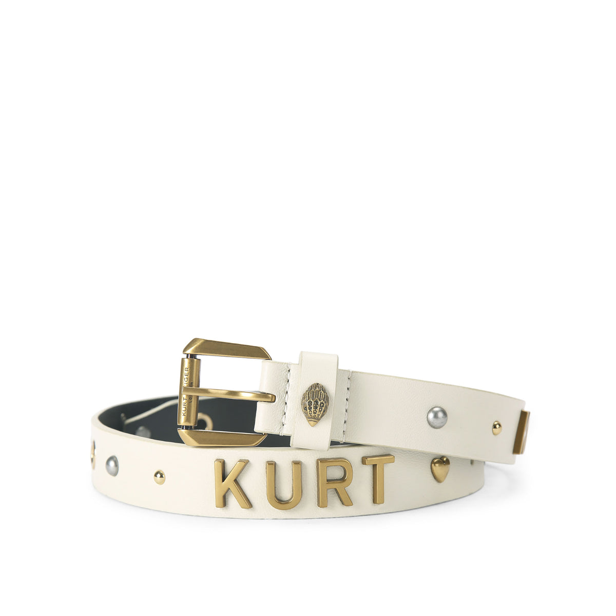 Kurt Geiger | Cinturón Kurt 30 de Piel Blanca
