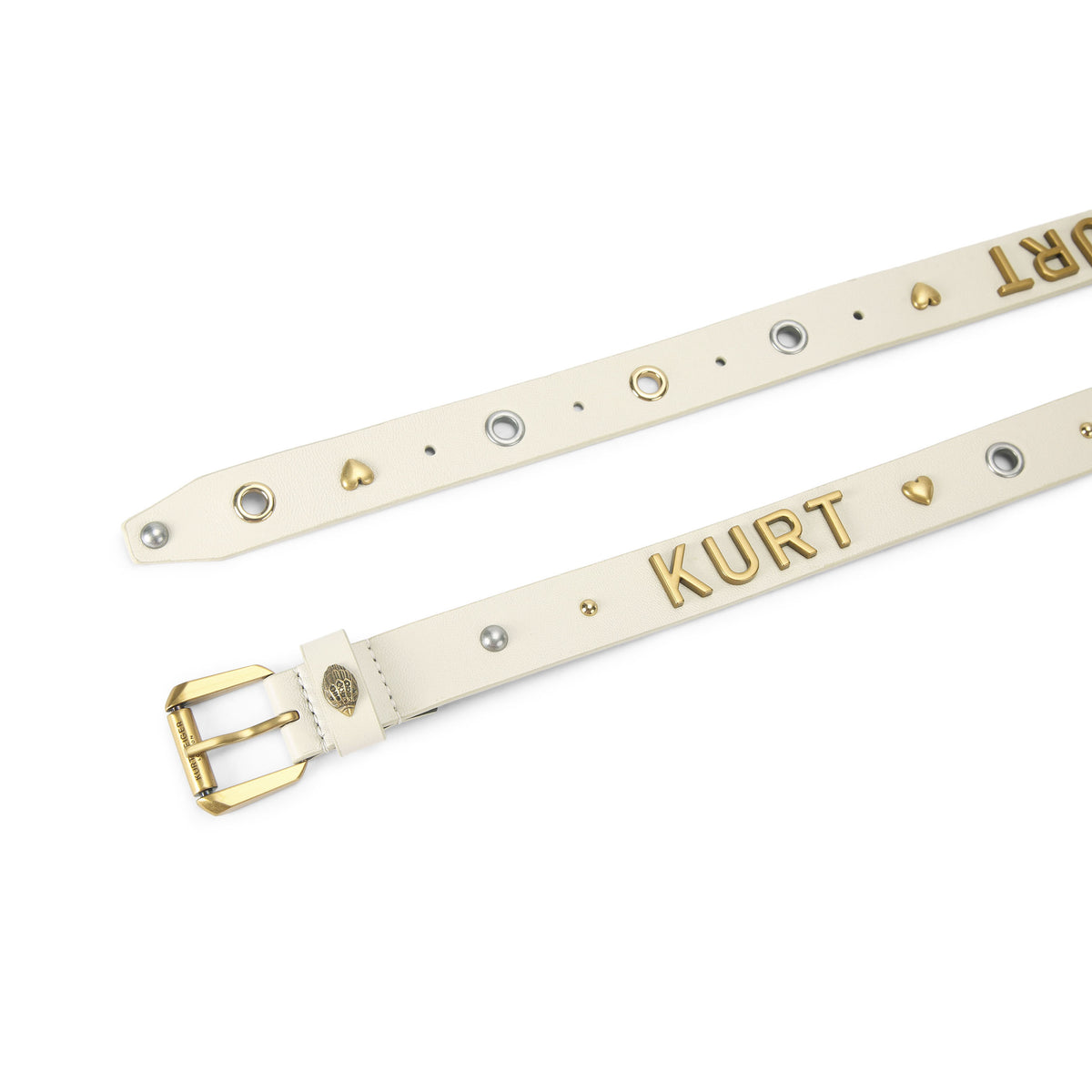 Kurt Geiger | Cinturón Kurt 30 de Piel Blanca
