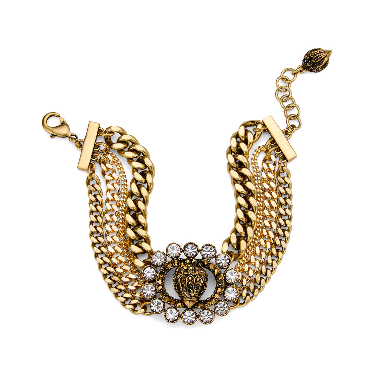 Kurt Geiger | Brazalete XL Chelsea Chain Dorado