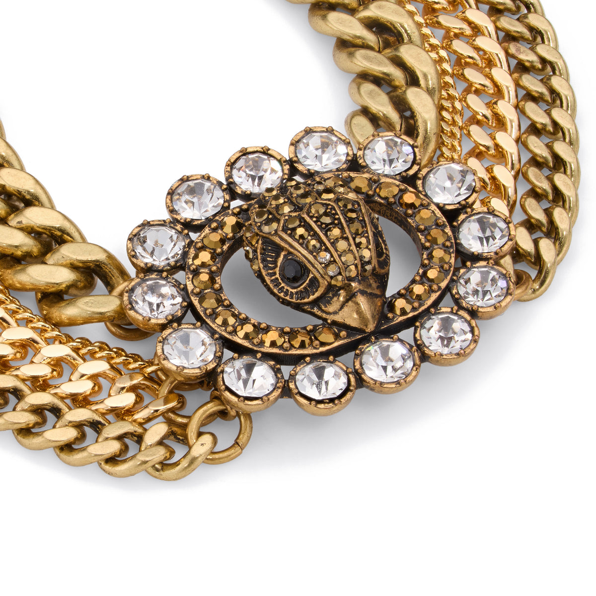 Kurt Geiger | Brazalete XL Chelsea Chain Dorado
