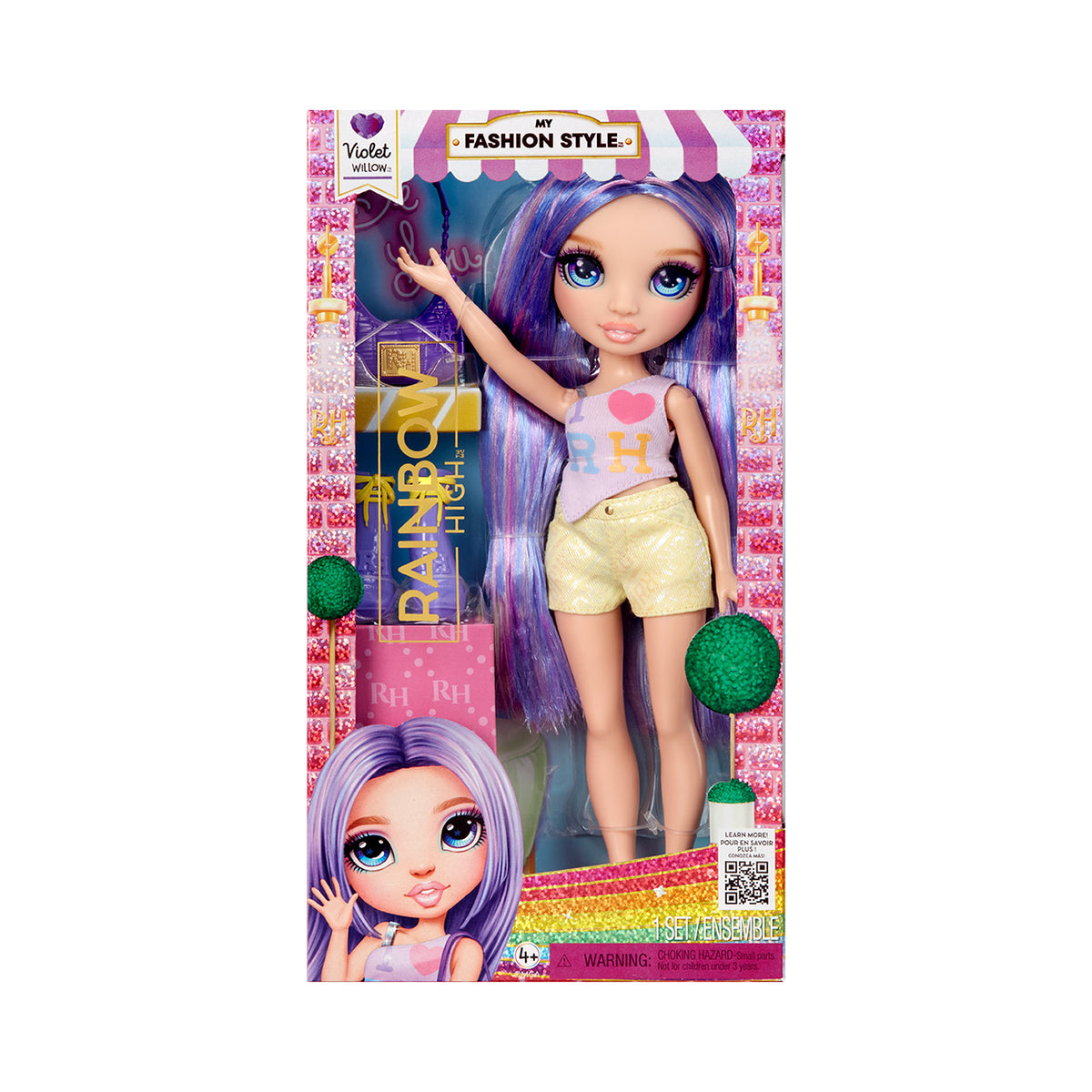 Rainbow High | Muñeca Rainbow High Entry Fashion Dolls Violet
