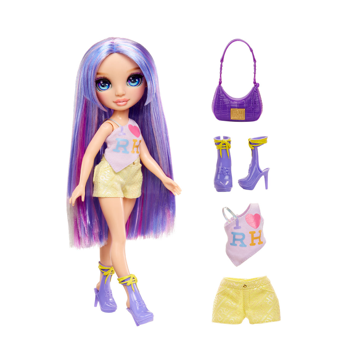 Rainbow High | Muñeca Rainbow High Entry Fashion Dolls Violet