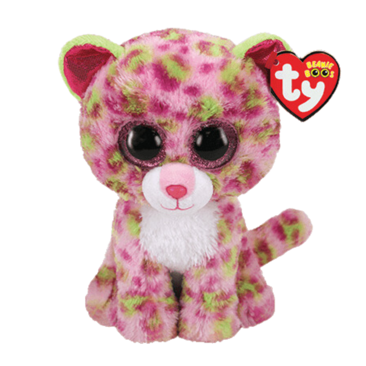 Ty Beanie Boos Lainey Leopard Rosa