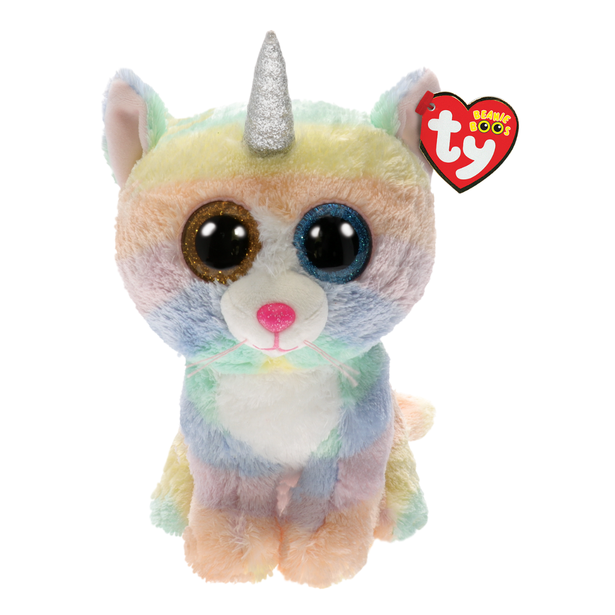 Ty Beanie Boos Heather Gato Unicornio