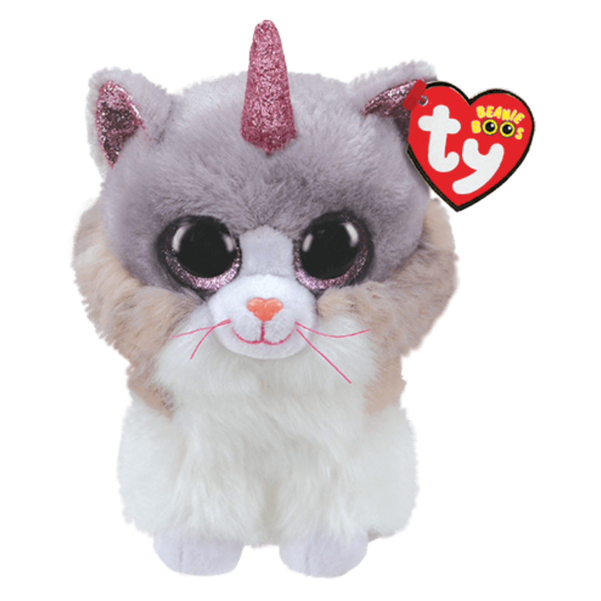 TY Beanie Boos Asher Gato Unicornio