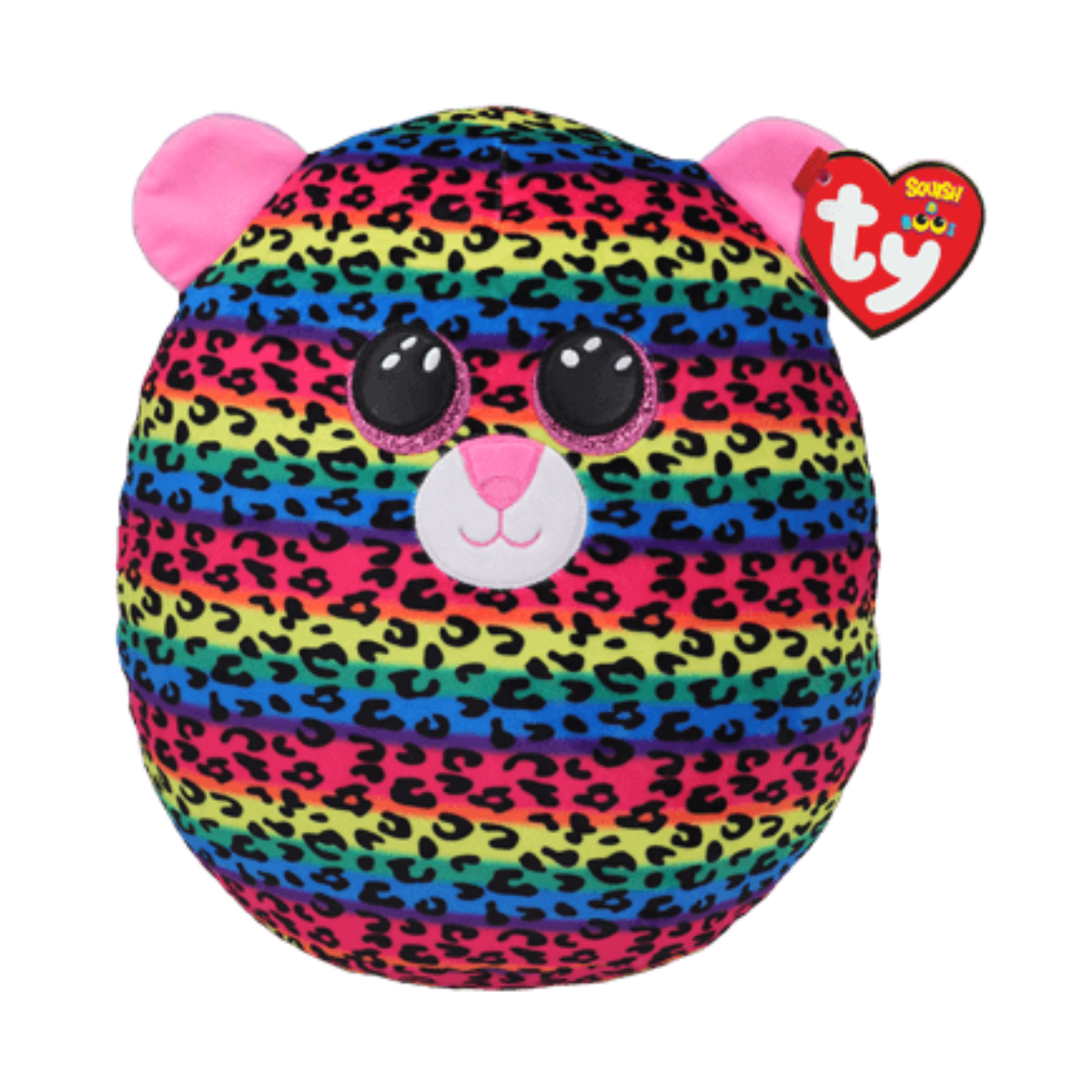 TY Squish-A-Boos Dotty Leopardo Multicolor