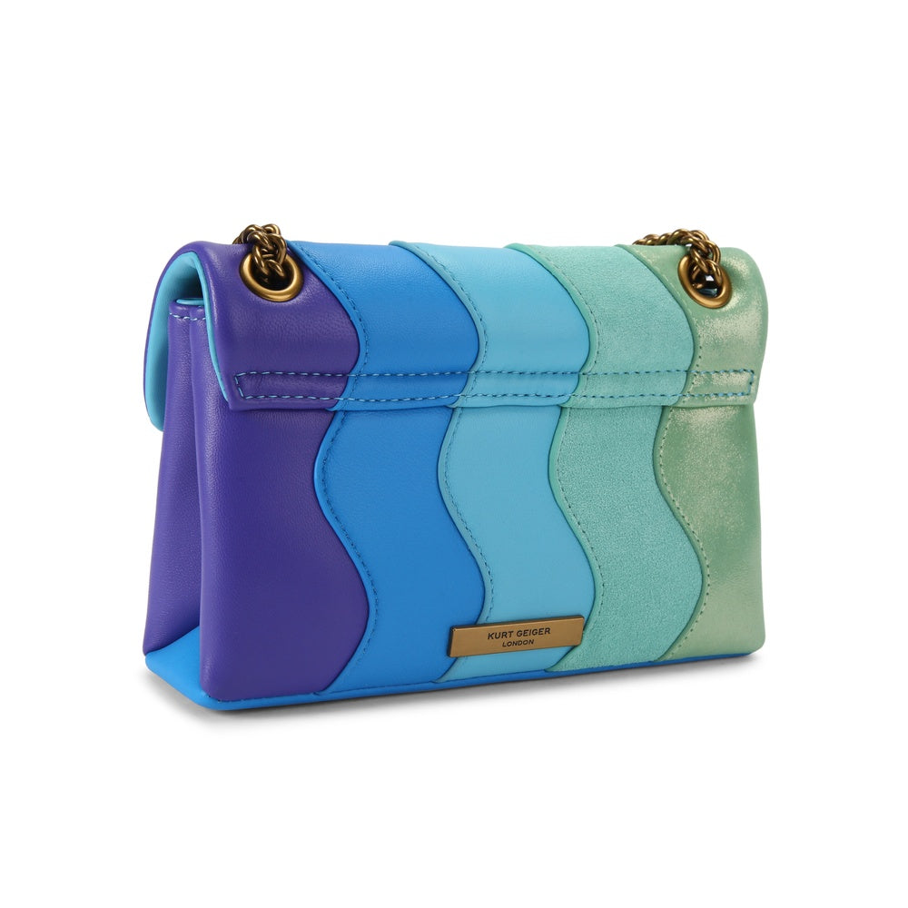 Kurt Geiger | Bolso Mini Kensington Wavy Azul