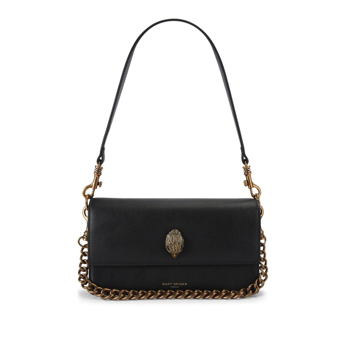 Kurt Geiger | Bolso Sloane Soft de Piel Negra