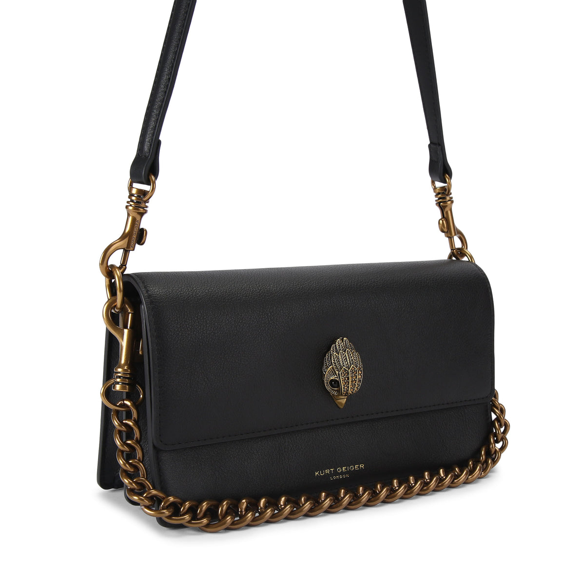 Kurt Geiger | Bolso Sloane Soft de Piel Negra