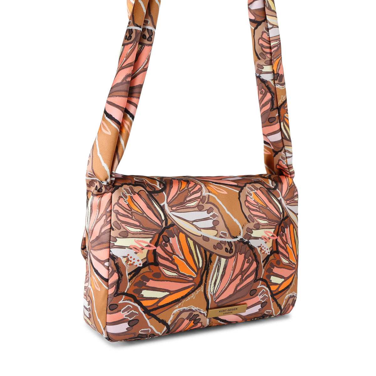 Kurt Geiger | Bolso Kensington Knot de Satén con Mariposas