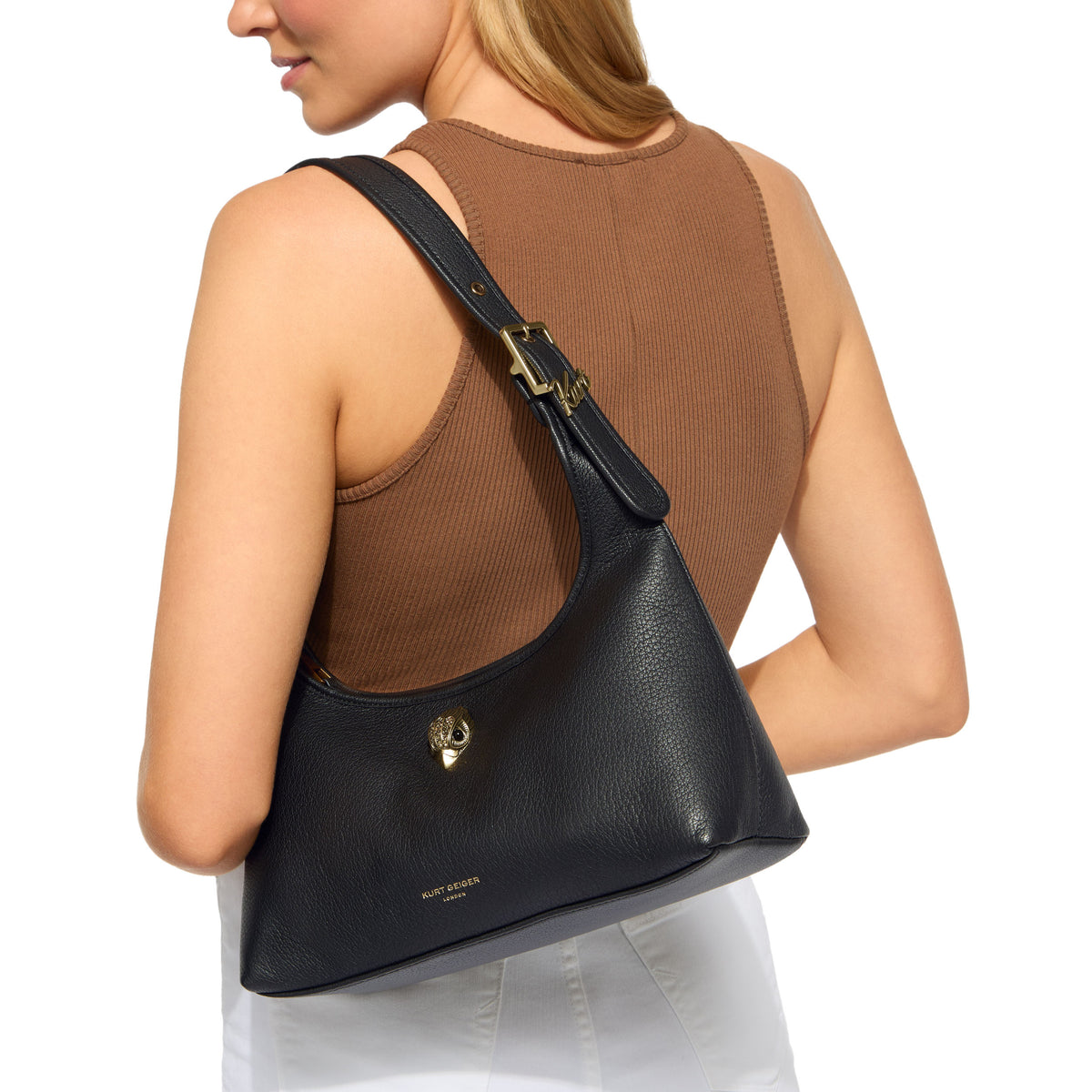 Kurt Geiger | Bolso Kurt de Piel Negra
