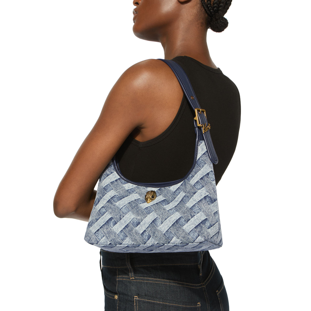 Kurt Geiger | Bolso Kurt de Denim Azul