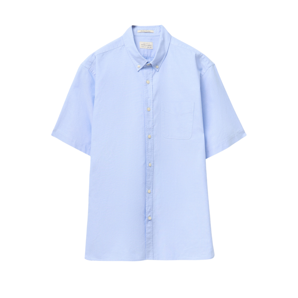 Sfera | Camisa Oxford Manga Corta para Caballero