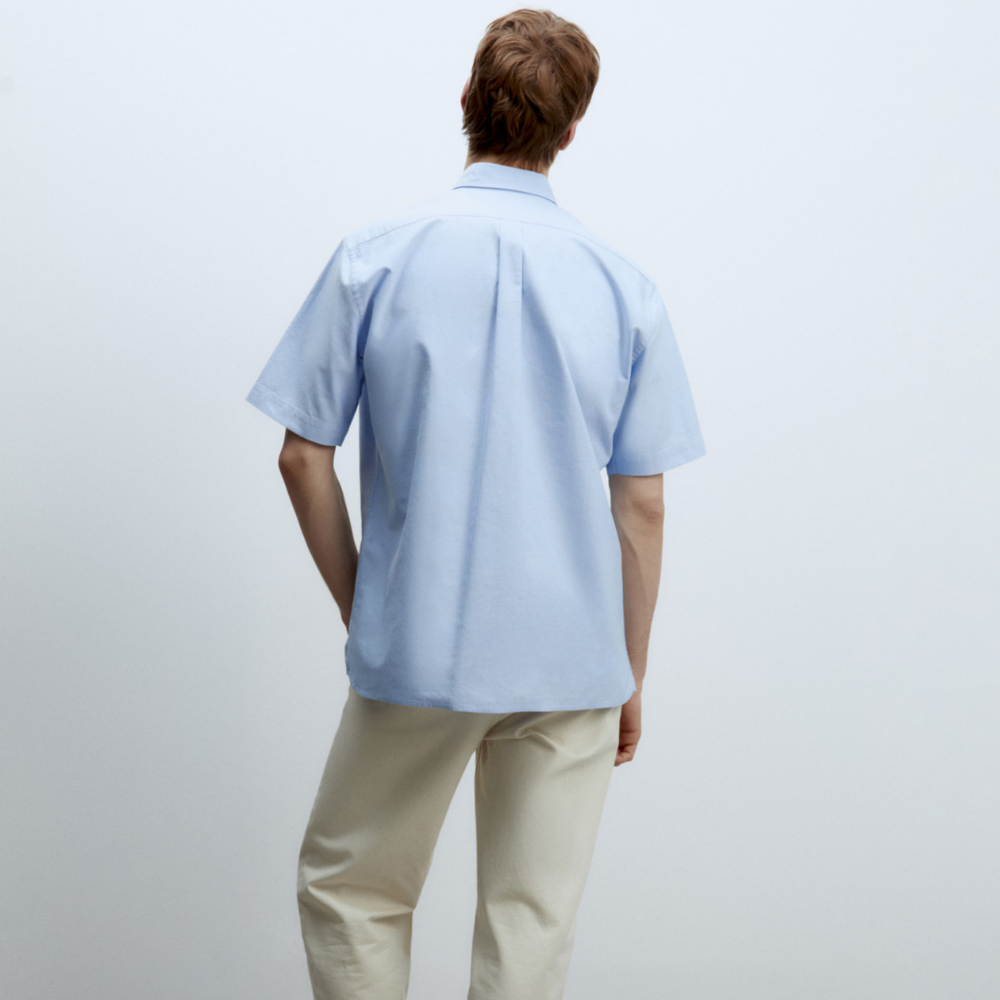 Sfera | Camisa Oxford Manga Corta para Caballero