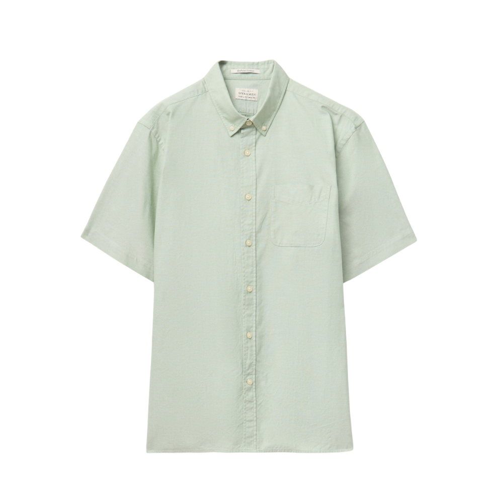Sfera | Camisa Oxford Manga Corta para Caballero
