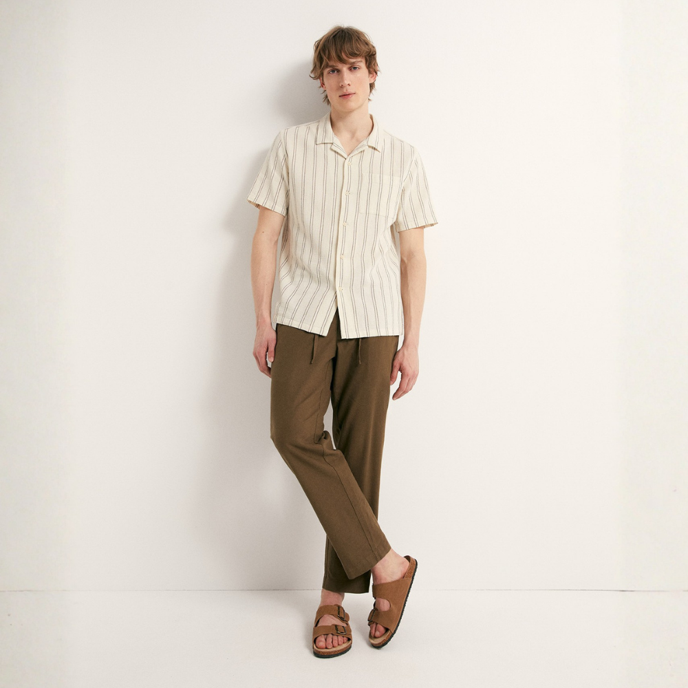 Sfera | Camisa Rústica de Rayas para Caballero