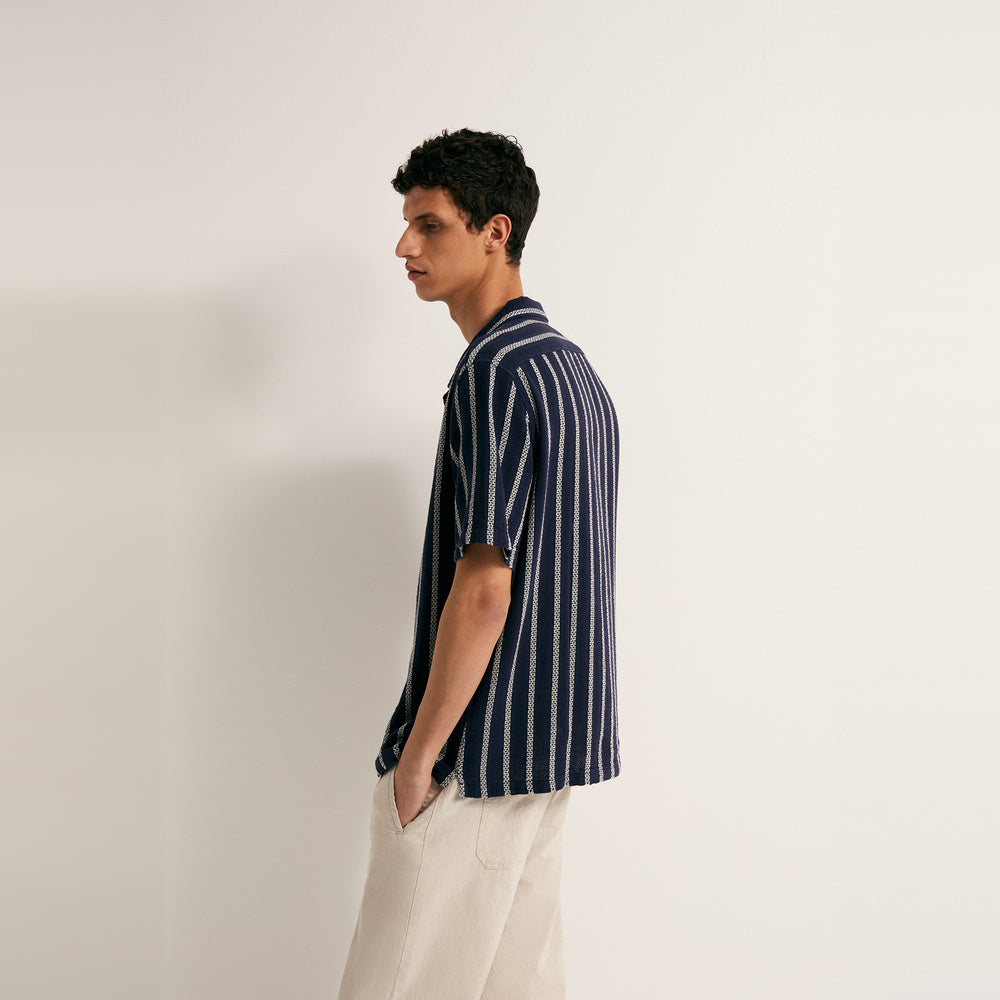 Sfera | Camisa Rústica a Rayas para Caballero