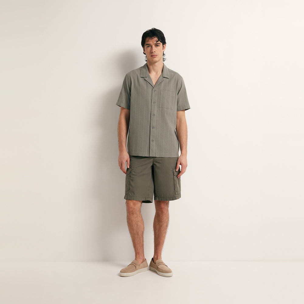 Sfera | Camisa de seersucker para Caballero
