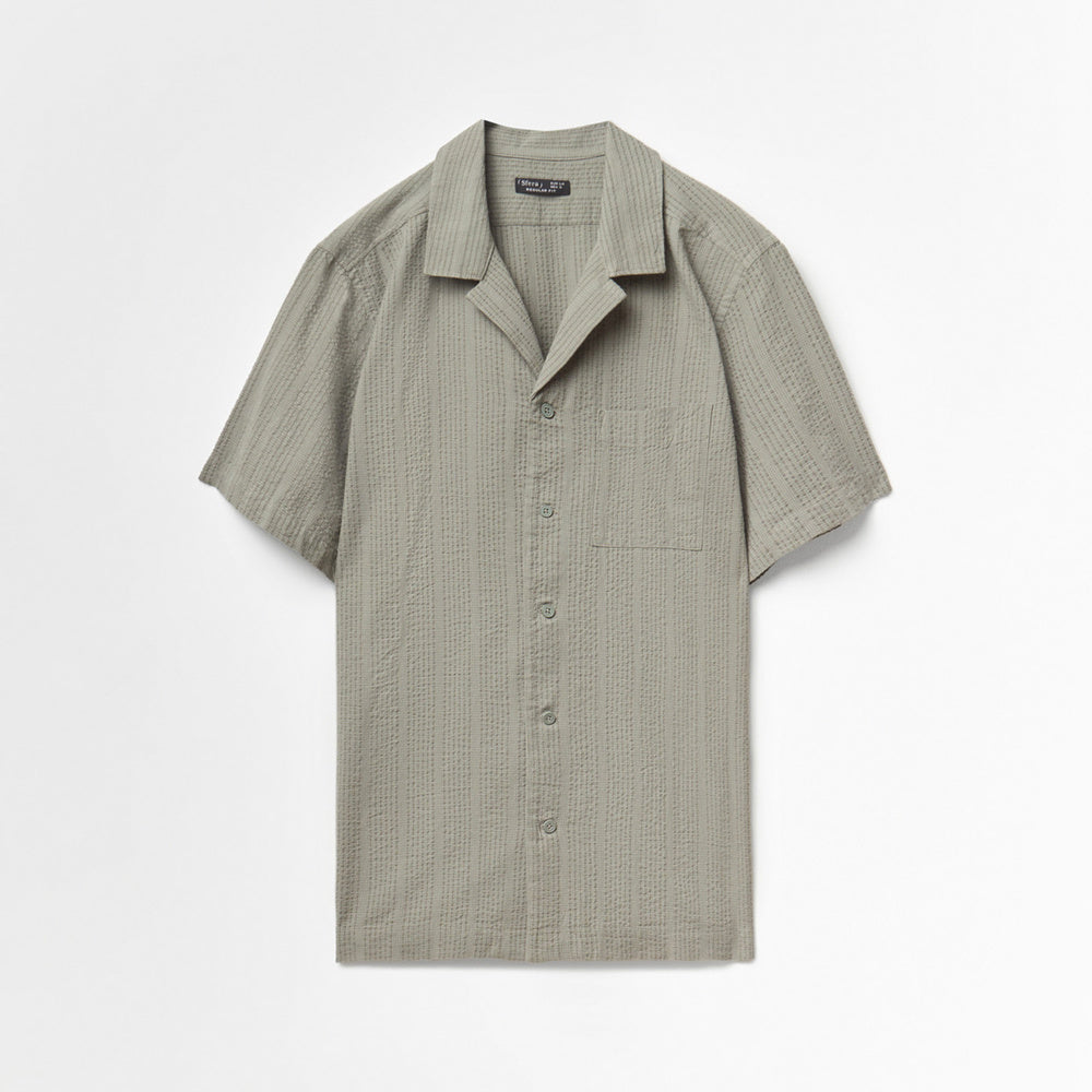 Sfera | Camisa de seersucker para Caballero