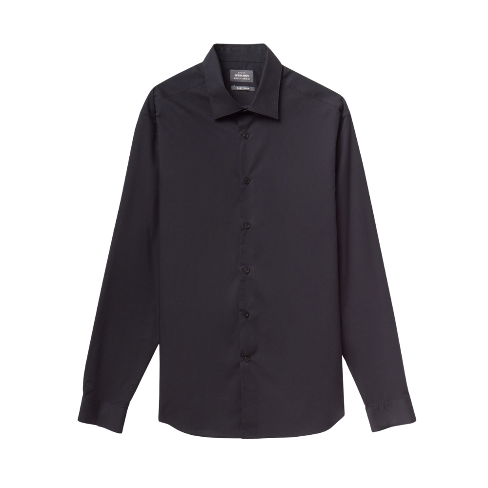 Sfera | Camisa Popelín Slim Para Caballeros