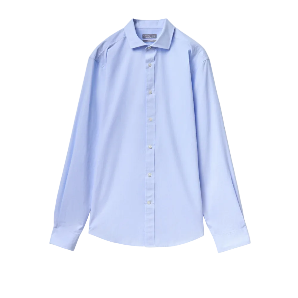 Sfera | Camisa Microcuadro Regular Para Caballeros