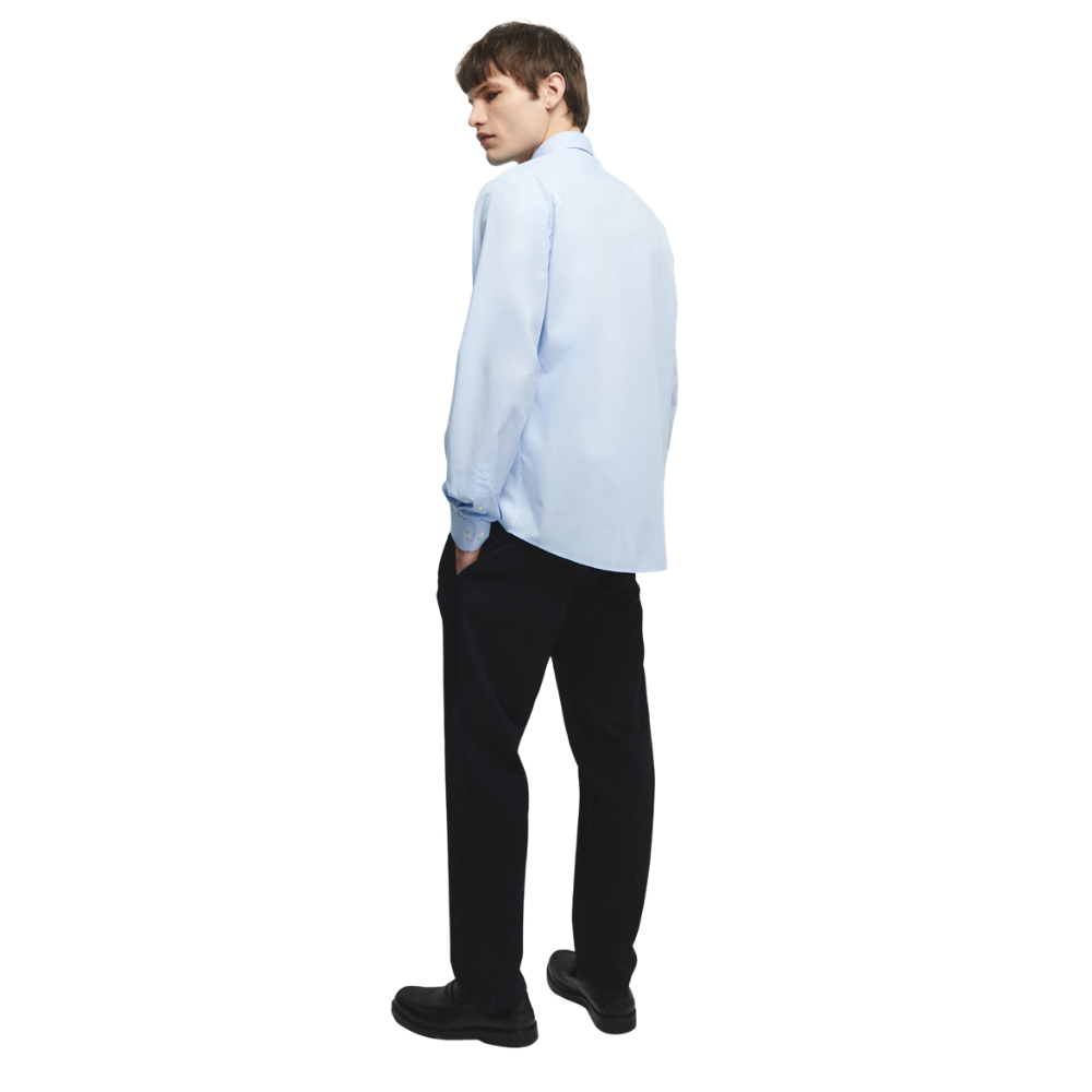 Sfera | Camisa Microcuadro Regular Para Caballeros