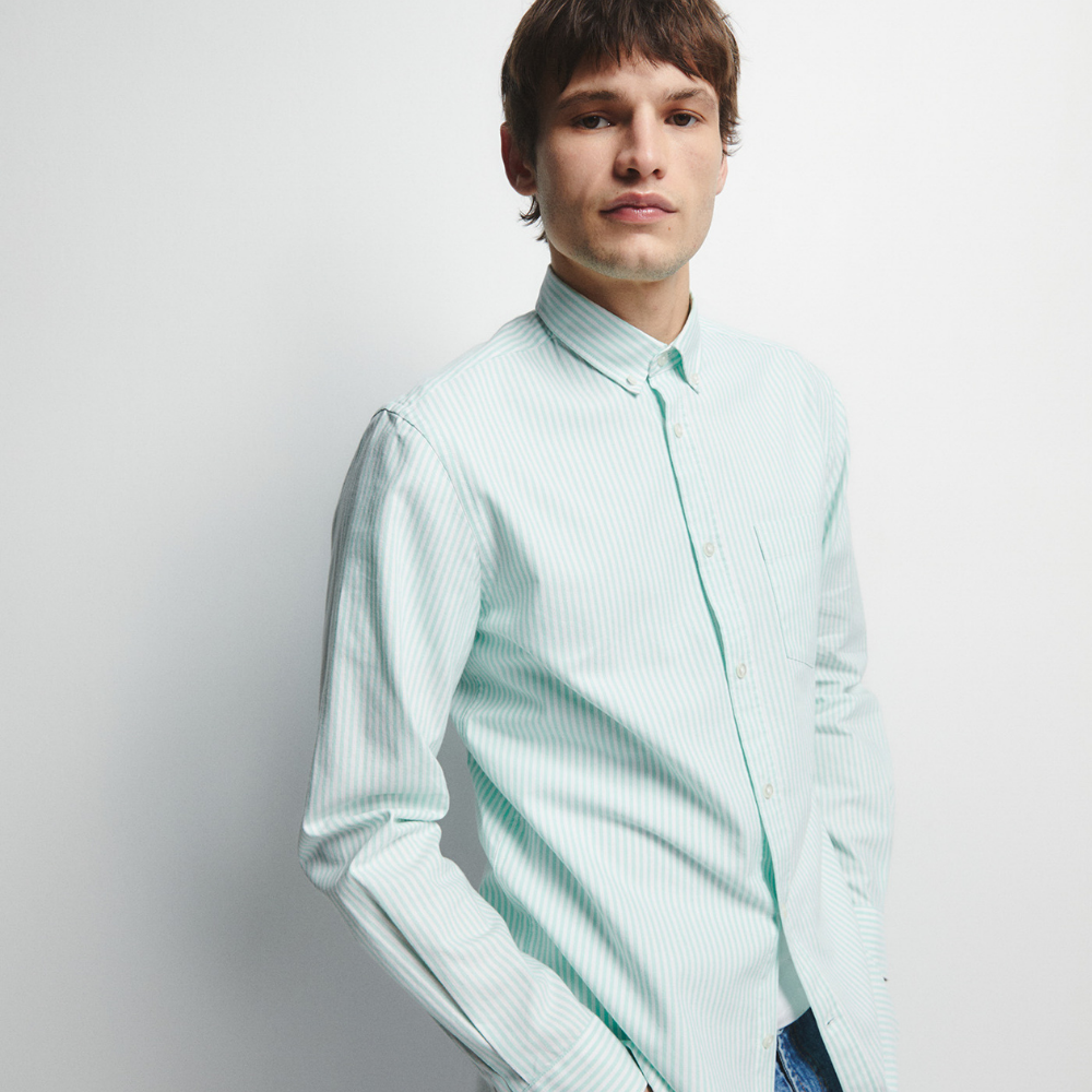 Sfera | Camisa Oxford Rayas