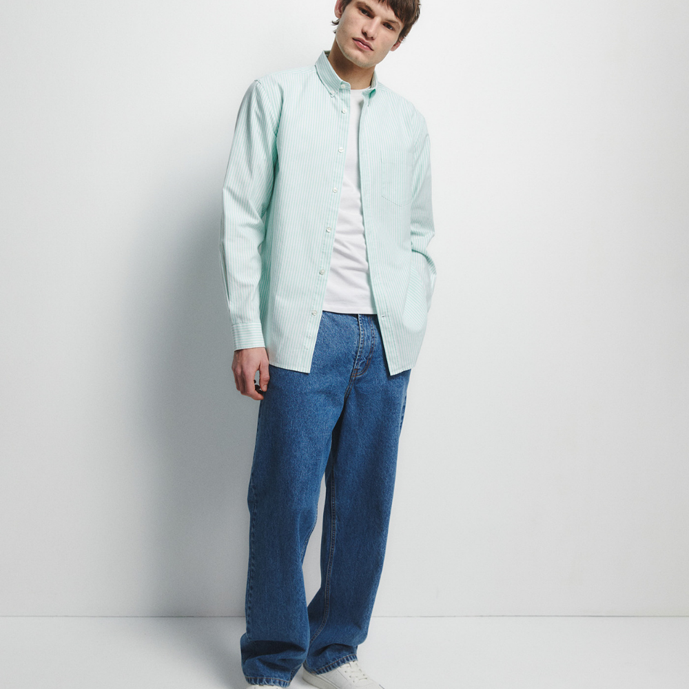 Sfera | Camisa Oxford Rayas