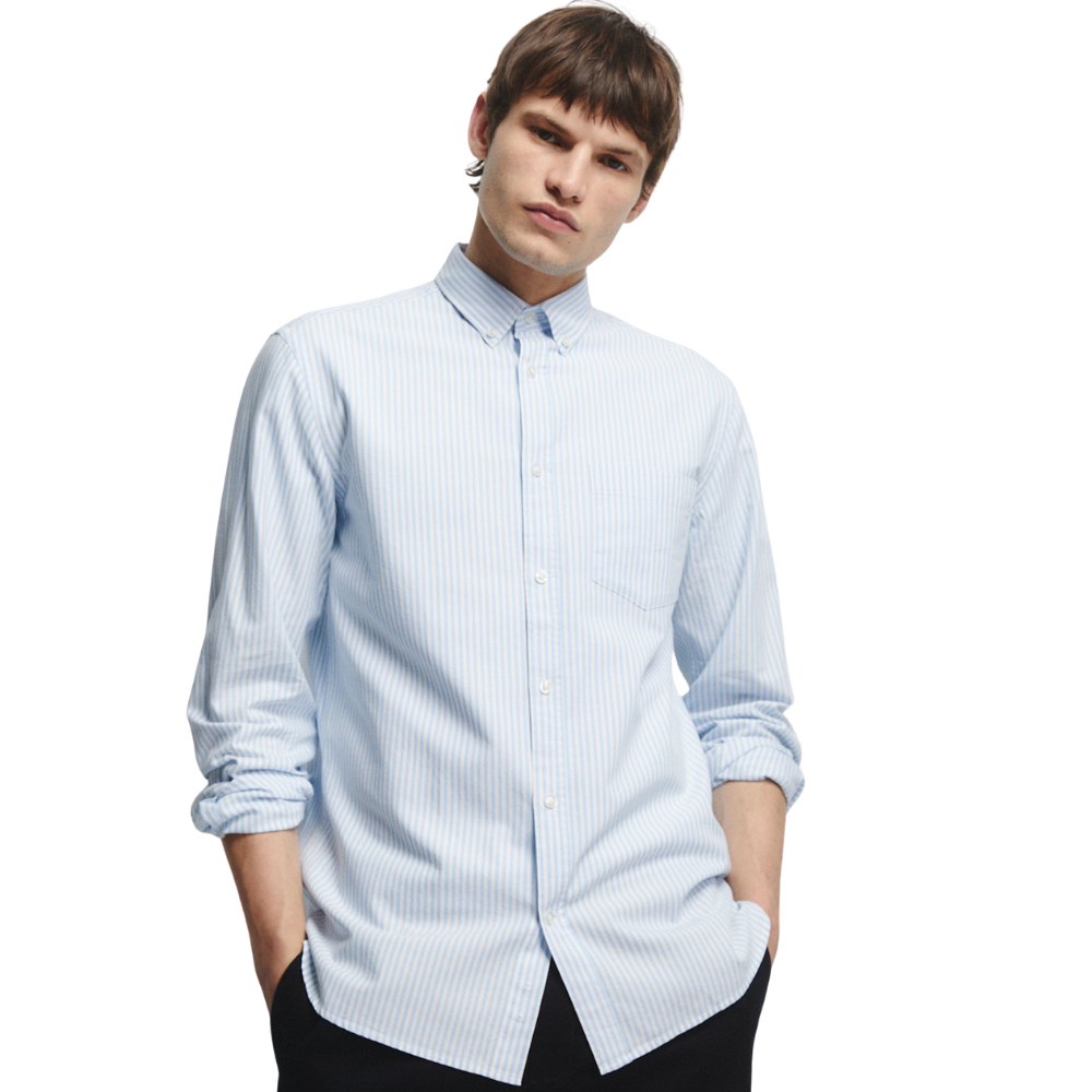 Sfera | Camisa Oxford de Rayas Para Caballeros