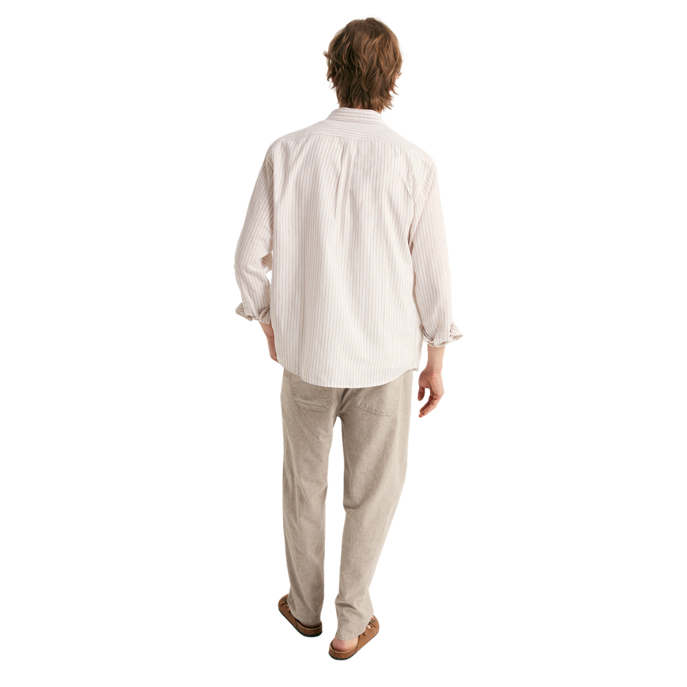 Sfera | Camisa de Lino con Rayas para Caballeros