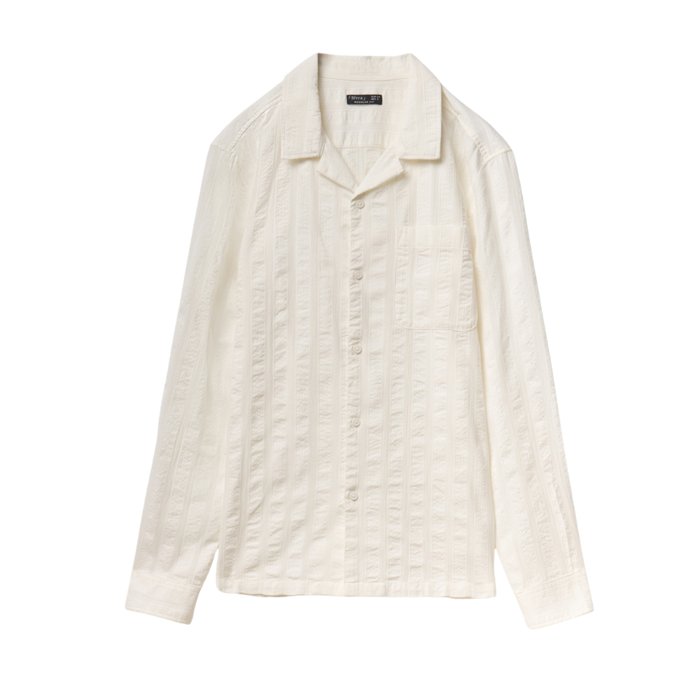Sfera | Camisa Manga Larga Estilo Dobby para Caballero