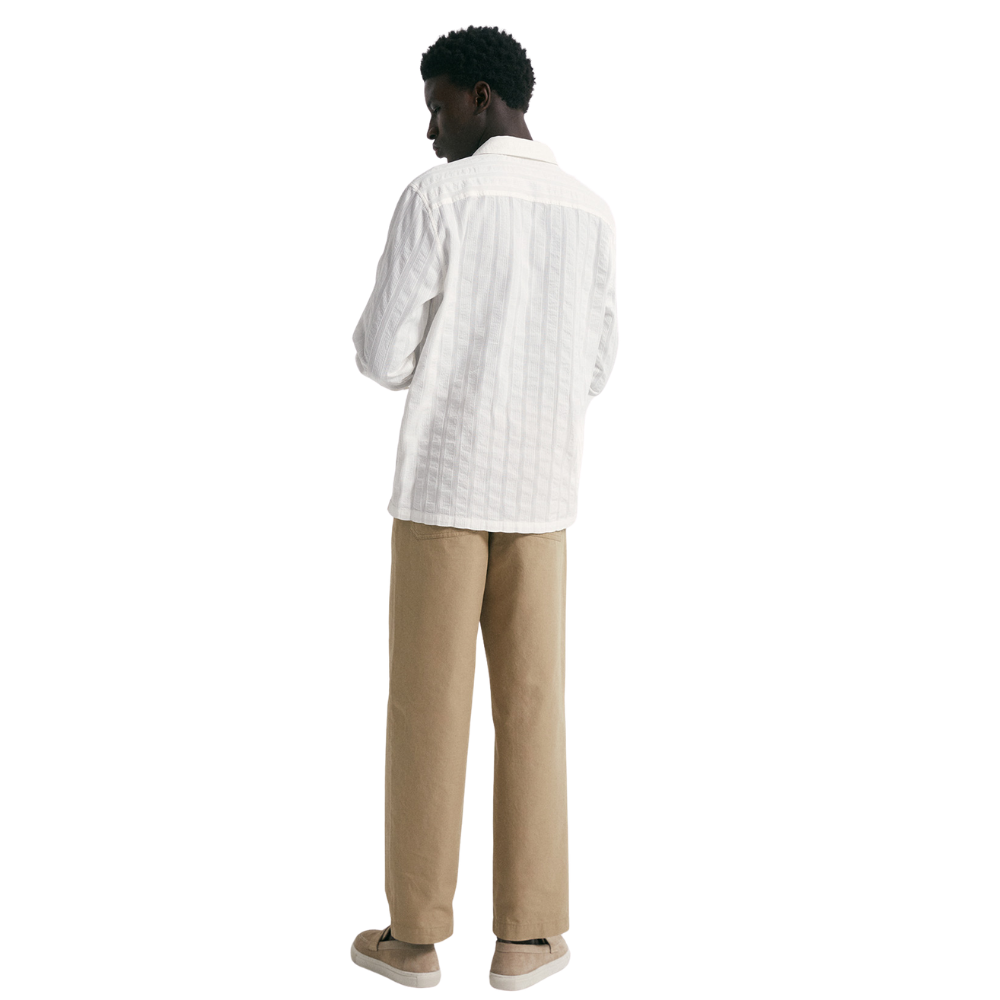 Sfera | Camisa Manga Larga Estilo Dobby para Caballero