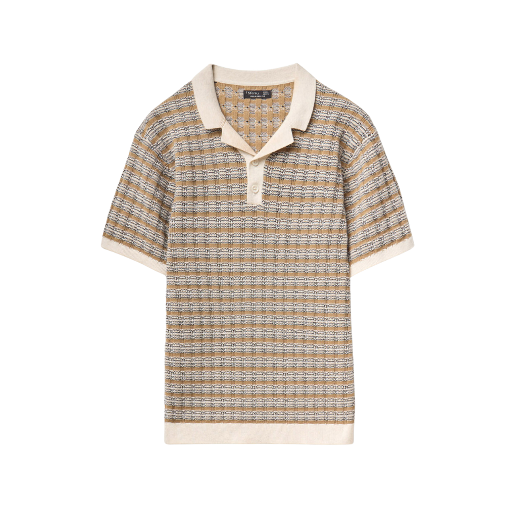 Sfera | Jersey Tipo Polo en Punto para Caballero