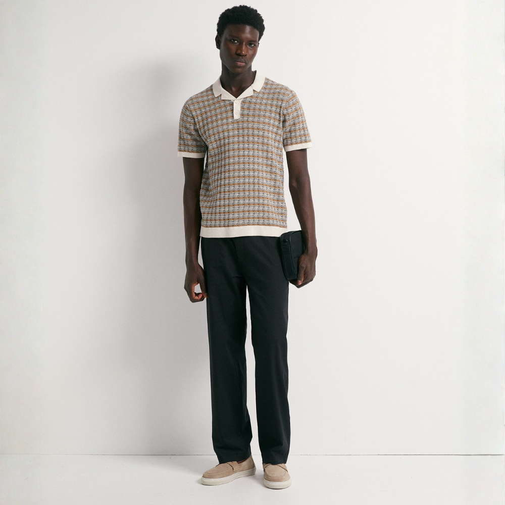 Sfera | Jersey Tipo Polo en Punto para Caballero