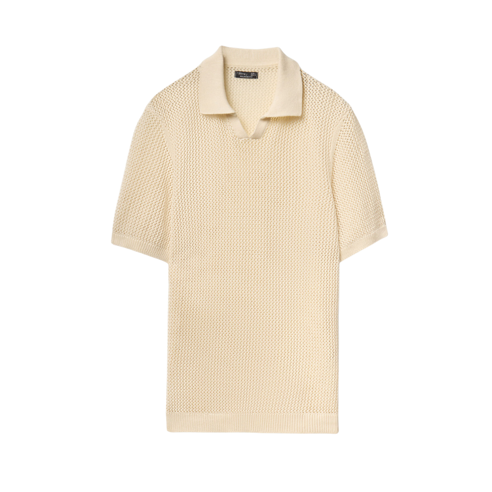 Sfera | Camiseta Tipo Polo Calado para Caballero