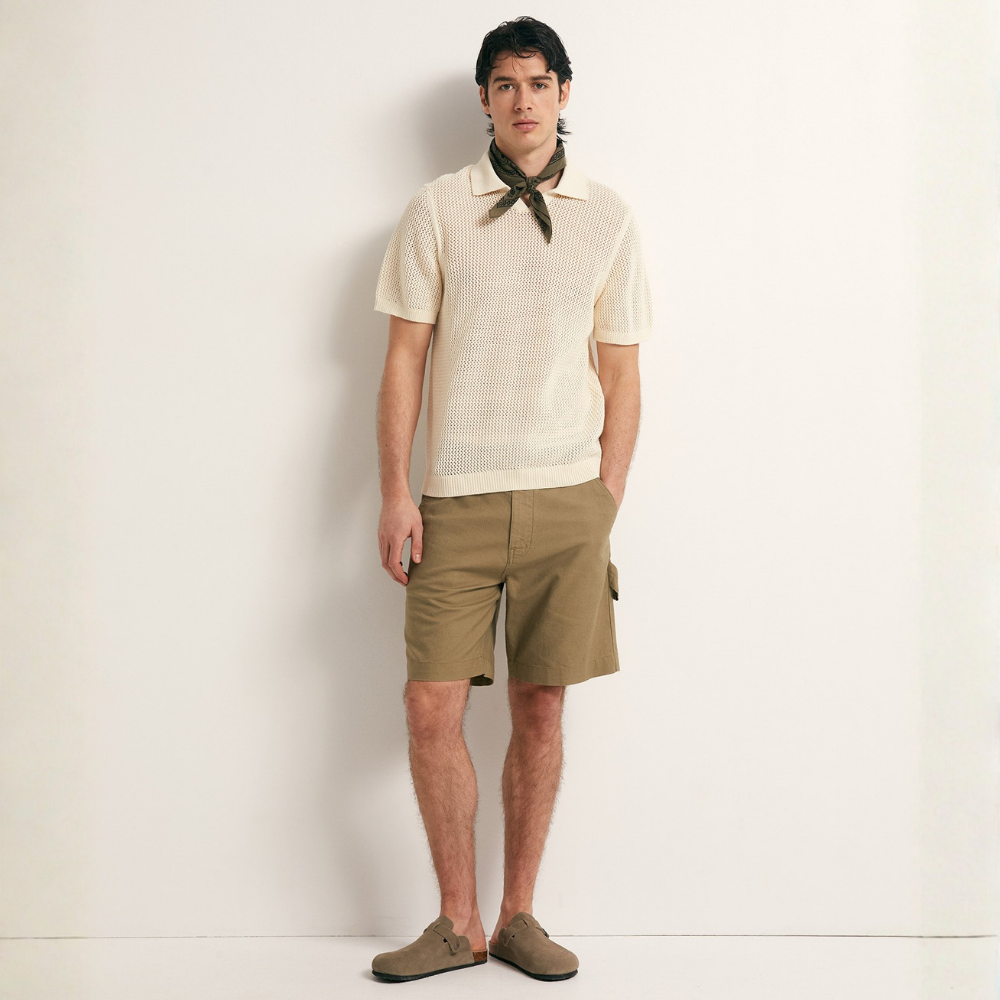 Sfera | Camiseta Tipo Polo Calado para Caballero