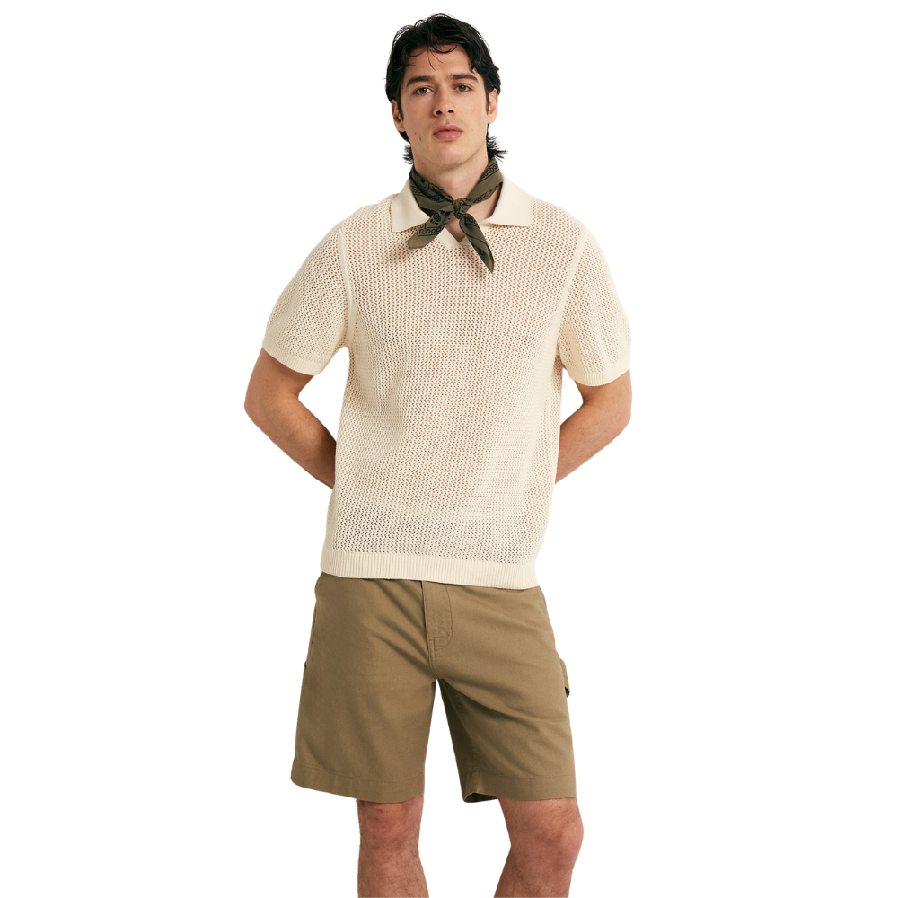Sfera | Camiseta Tipo Polo Calado para Caballero