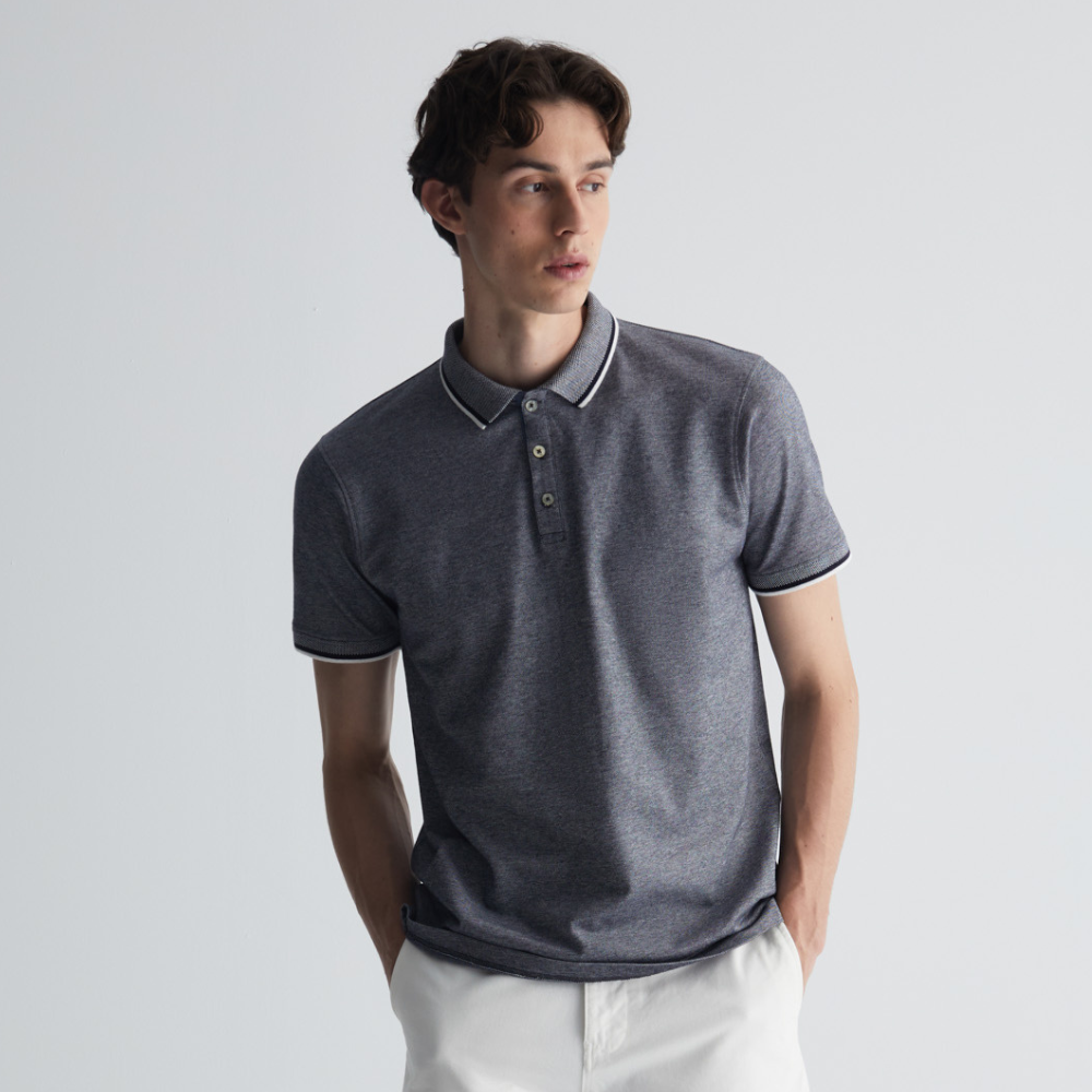 Sfera | Polo Jaspeado Para Caballeros