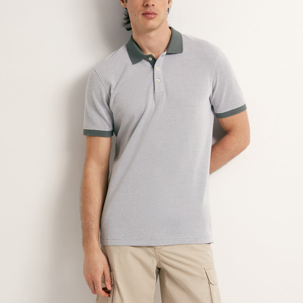 Sfera | Polo de Piqué Bicolor para Caballero